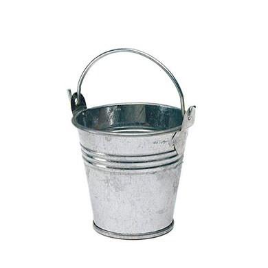 Mini Metal Pails - Silver - Plant Collective