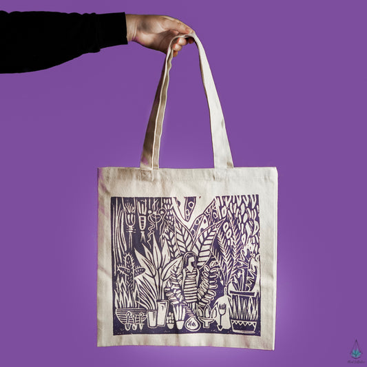 'Paradise Found' Canvas Tote Bag