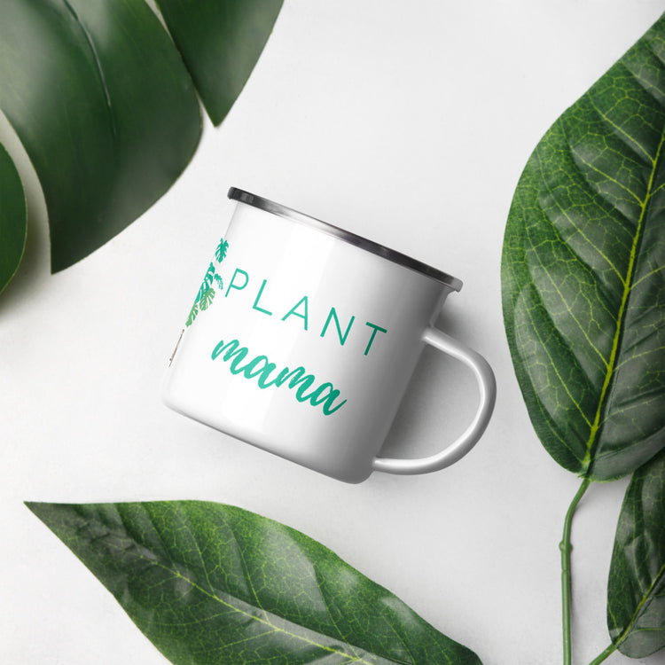 Plant Mama Enamel Mug
